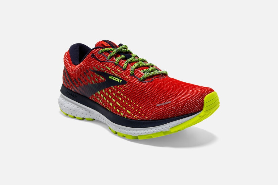 Brooks Ghost 13 Road Loopschoenen Heren - Rood/Zwart - 018324INO